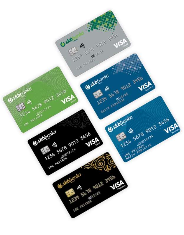 Predčasna menjava kartic in nove Visa kartice