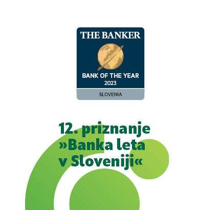 SKB banka že dvanajstič z nazivom »Banka leta v Sloveniji«